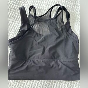 lululemon athletica Black Mesh Sports Bra